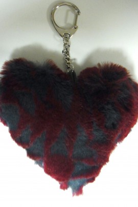 Fur Heart Keychain Kanin