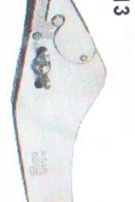 Kürschner Messer Original ROMI Doppelmesser Stahl
