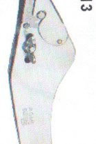 Kürschner Messer Original ROMI Doppelmesser Stahl