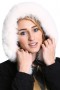 Premium Fur Hood snow-white fur collar attaching Service