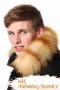 Fur Hood Canadian red fox incl. Attaching Service