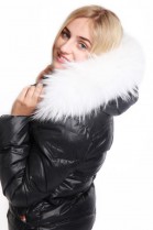 Fur strips to measure Size: XL Premium White White Snow Fur