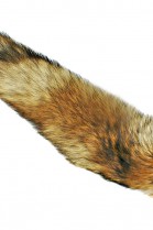Red Fox tail natural brown fur roving foxtail fur