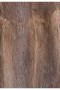 Fur lining made of recycled Bisam dark brown