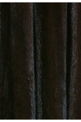 Recycled mink fur lining dark brown attaching Service