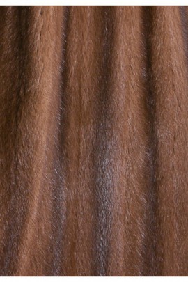 Recycled mink fur lining light brown attaching Service