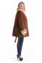 Sheepskin Leather Fashion Style Jacket fur collar design fashion
