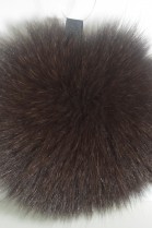Blue fox fur fur bobble bobble bobble fur - Dark Brown