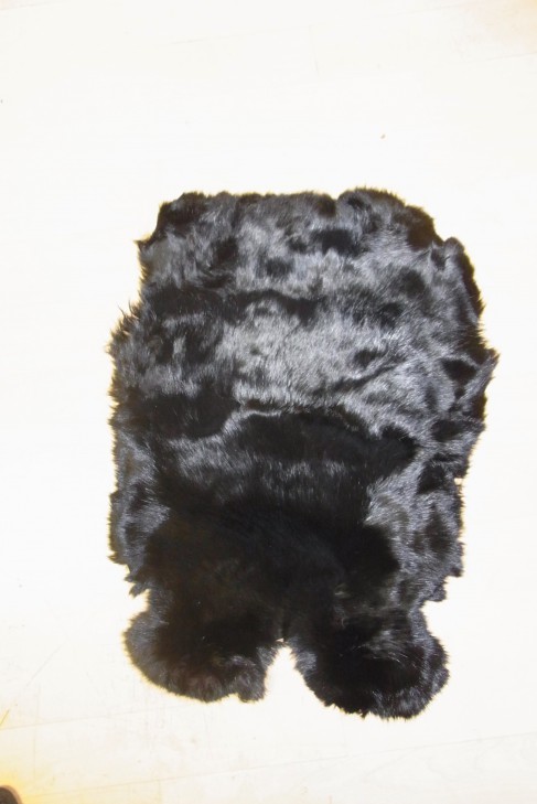 Fur skins Kanin black skins crafting stock merchandise
