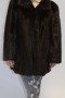 Fur coat jacket mink hilarious brown