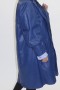 Fur Coat Reversible Jacket Swinger Chinchilla blue with leather