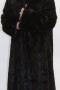 Fur coat mink black hilarious