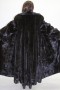 Fur coat mink black hilarious