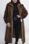 Fur coat mink beige omitted