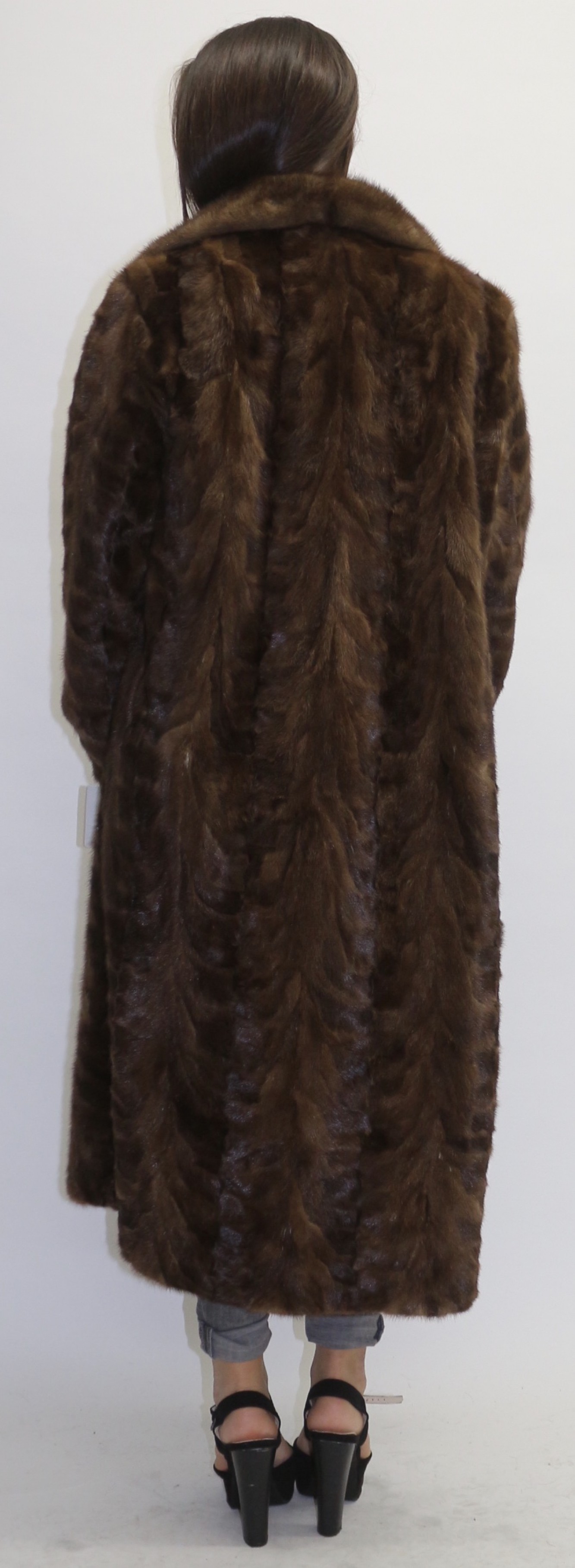 Buy Fur coat mink pieces beige online at Your Furs Online Shop