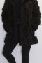 Fur fur jacket nutria pieces brown