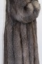 Fur coat bluefrost brown