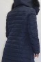 Fabric jacket black with hooded edge Finnraccoon blue