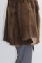 Fur fur jacket mink pastel