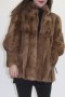 Fur. Fur jacket mink Kohinoor rust brown