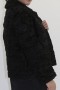 Fur coat fur Persian pieces black