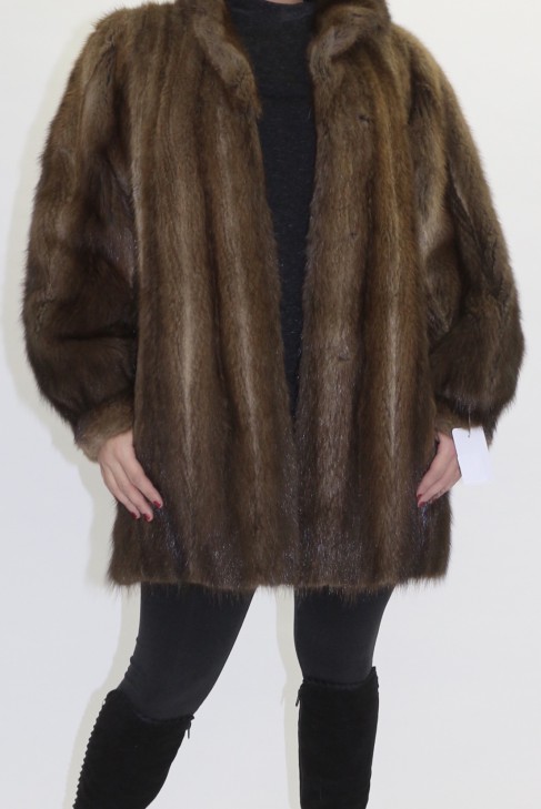 Fur - fur jacket muskrat left out