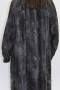 Fur jacket Indian lamb gray flat as broad tail