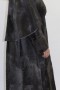 Fur fur jacket Indian lamb gray flat like broad tail