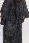 Fur fur jacket Indian lamb gray flat like broad tail