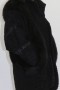 Fur jacket Persian black with blue fox decor