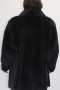 Fur fur jacket muskrat sheared black