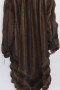 Fur - fur coat mink brown with leather