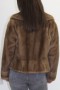 Fur fur jacket mink pastel short