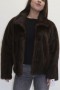 Fur - fur jacket mink brown ..