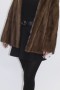 Fur fur jacket mink jacket brown