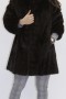 Fur fur jacket mink dark - brown