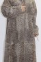 Fur fur coat grown lamb beige