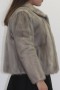 Fur .. Fur jacket mink sapphire gray