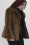 Fur jacket sheared weasel