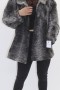 Fur fur jacket Persian gray swakara