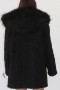 Fur jacket Persian black with Finnraccoon