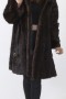 Fur fur jacket marble brown