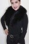 Fur-fur collar Finnraccoon black
