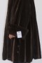 Fur-fur coat mink brown with leather