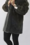 Fur jacket mink exuberant anthracite