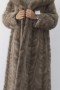 Fur fur coat mink pieces gray