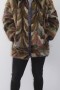 Fur fur jacket mink bright colors