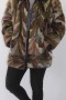 Fur fur jacket mink bright colors