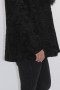 Fur fur jacket Persian black with blue fox collar