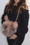 Fur - fur bag - bag pink Finnraccoon